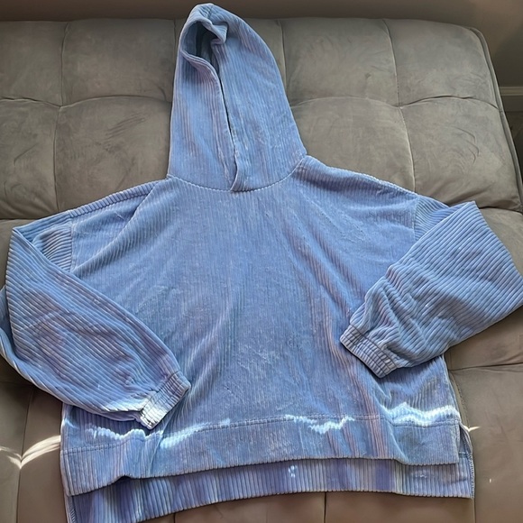 “Aerie- Cropped Velour Sweatshirt size small” - Picture 1 of 7